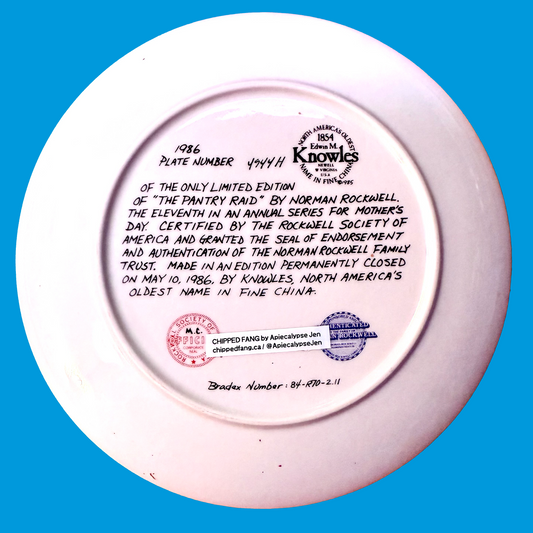 136 - Rockwell "Mother's Day 1984 - The Pantry Raid"